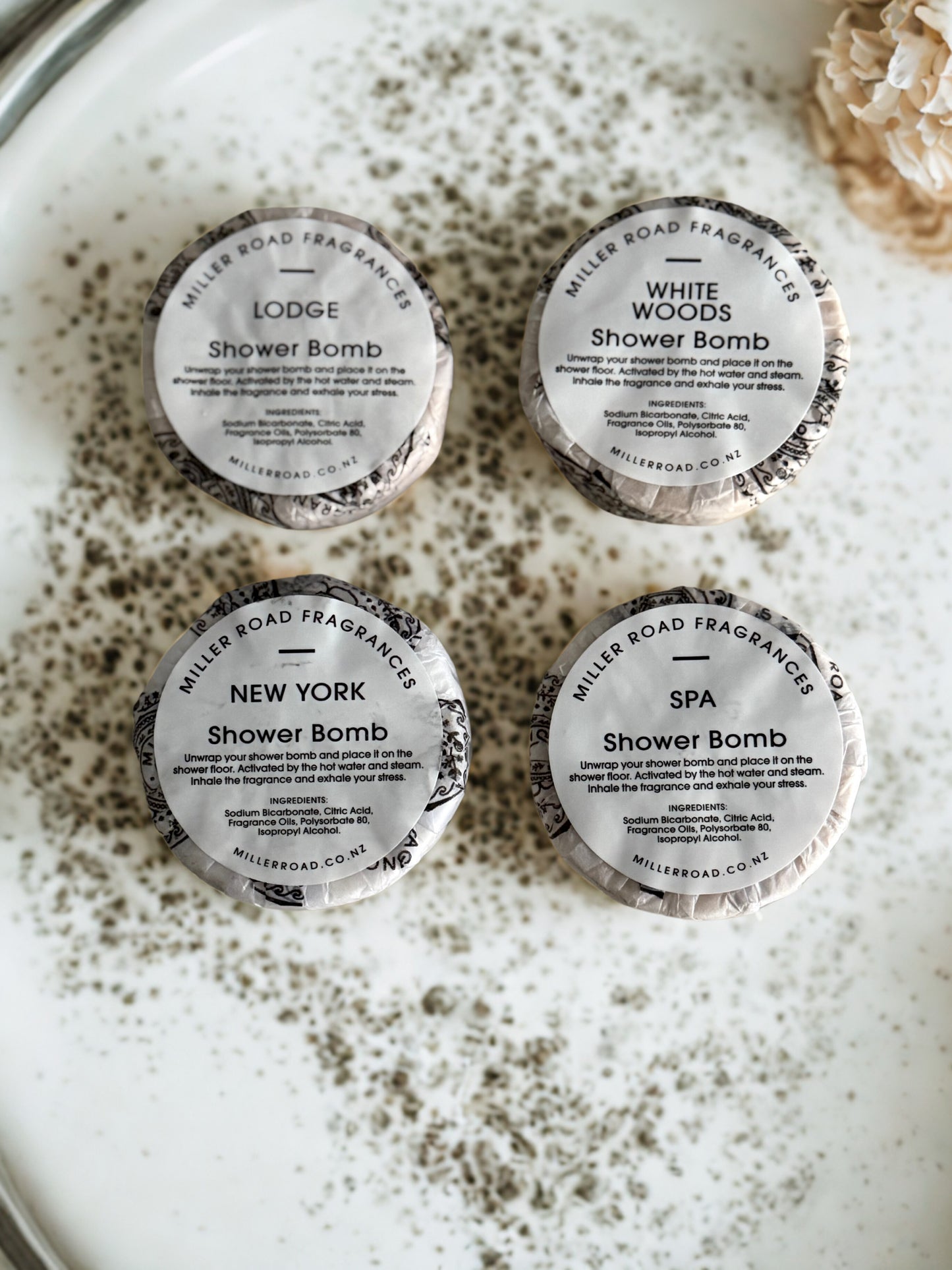 shower bombs woody